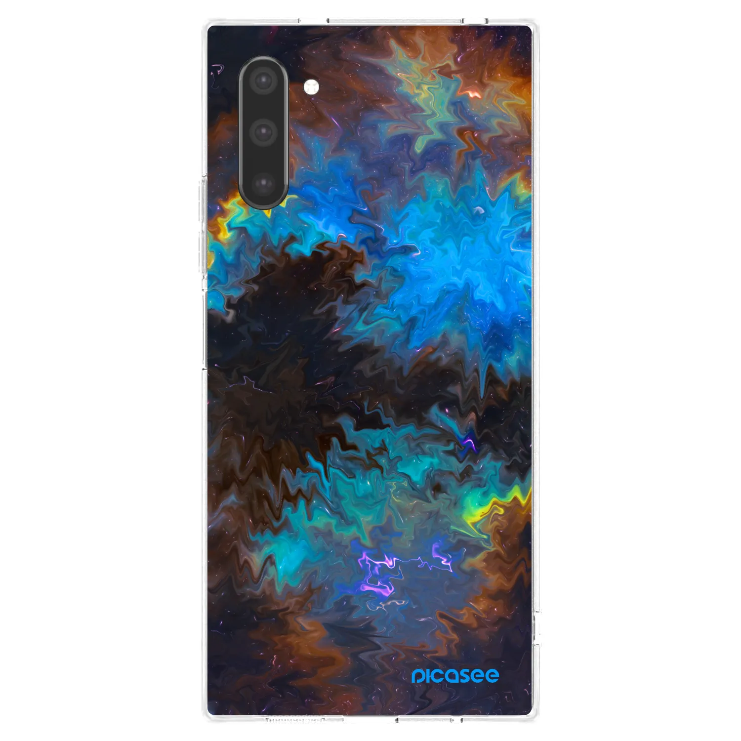 Picasee silikonowe przeźroczyste etui na Samsung Galaxy Note 10 N970F - Space