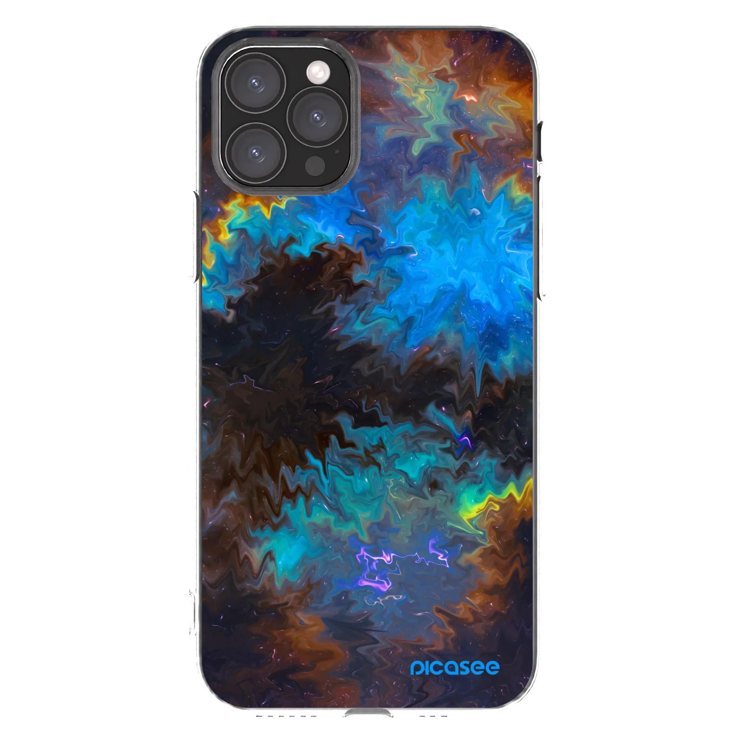 Picasee silikonowe przeźroczyste etui na Apple iPhone 11 Pro - Space