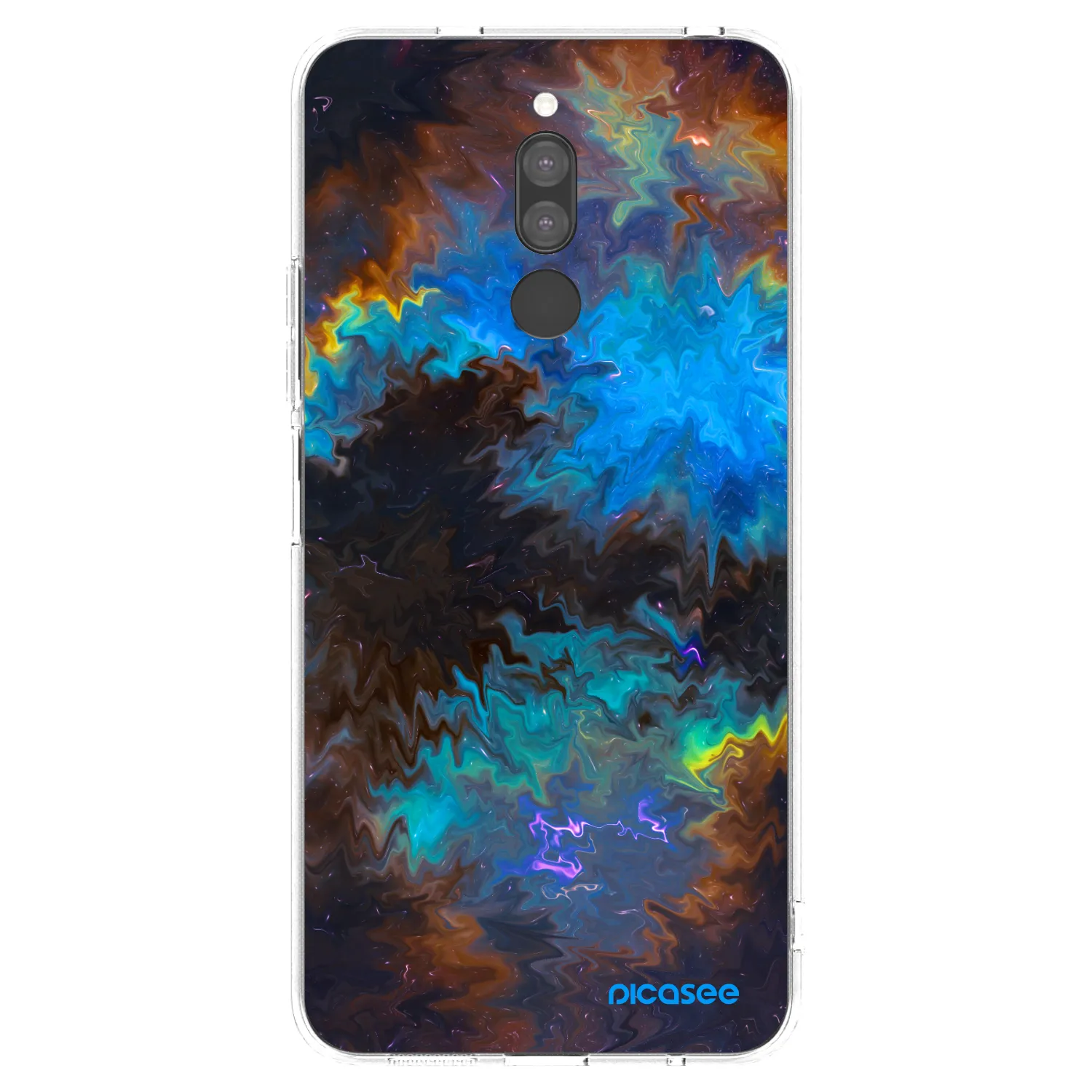 Picasee silikonowe przeźroczyste etui na Xiaomi Redmi 8 - Space