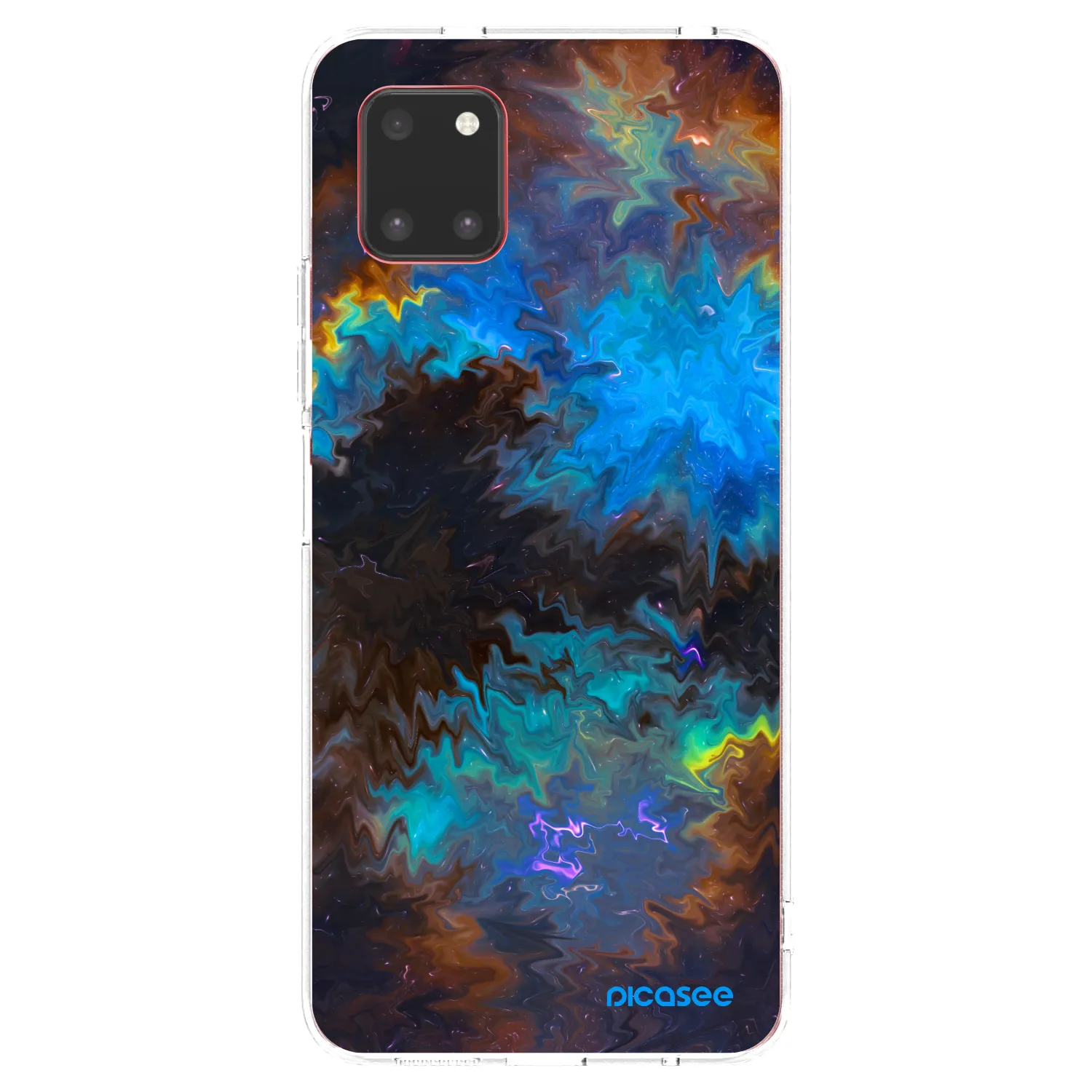 Picasee silikonowe przeźroczyste etui na Samsung Galaxy Note 10 Lite N770F - Space