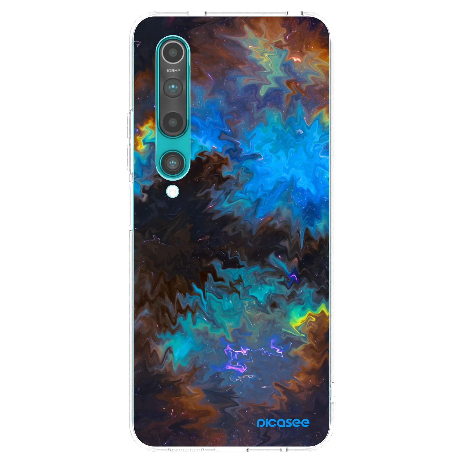 Picasee silikonowe przeźroczyste etui na Xiaomi Mi 10 - Space