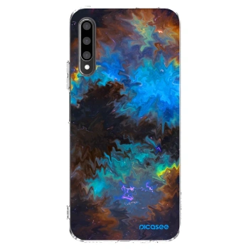 Picasee silikonowe przeźroczyste etui na Honor 9X Pro - Space