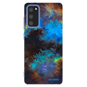 Picasee silikonowe przeźroczyste etui na Samsung Galaxy S20 FE - Space