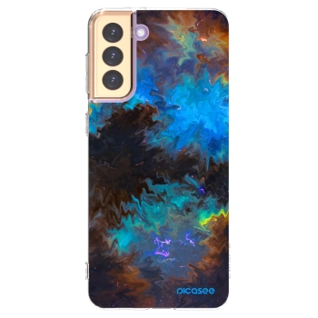 Picasee silikonowe przeźroczyste etui na Samsung Galaxy S21+ 5G G996F - Space