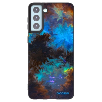 Picasee silikonowe czarne etui na Samsung Galaxy S21+ 5G G996F - Space