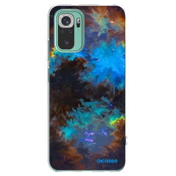Picasee silikonowe przeźroczyste etui na Xiaomi Redmi Note 10 Pro - Space