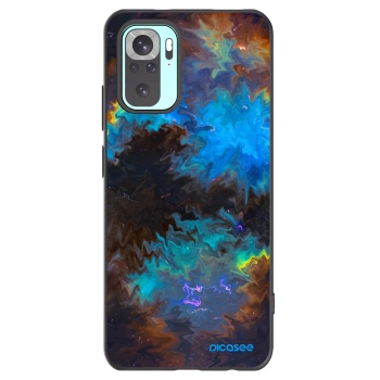 Picasee silikonowe czarne etui na Xiaomi Redmi Note 10 Pro - Space