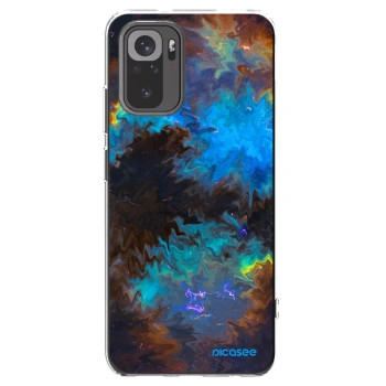 Picasee silikonowe przeźroczyste etui na Xiaomi Redmi Note 10S - Space