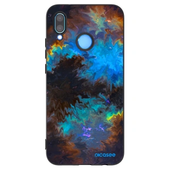 Picasee silikonowe czarne etui na Huawei P20 Lite - Space