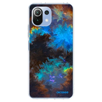 Picasee silikonowe przeźroczyste etui na Xiaomi Mi 11 Lite - Space