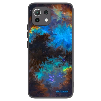 Picasee silikonowe czarne etui na Xiaomi Mi 11 Lite - Space