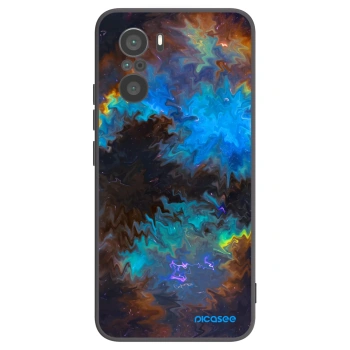 Picasee silikonowe czarne etui na Xiaomi Poco F3 - Space
