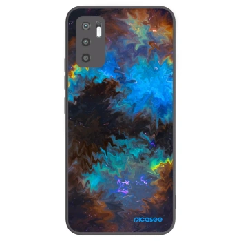 Picasee silikonowe czarne etui na Xiaomi Redmi Note 10 5G - Space