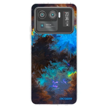 Picasee silikonowe przeźroczyste etui na Xiaomi Mi 11 Ultra - Space