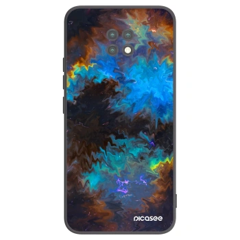 Picasee silikonowe czarne etui na Xiaomi Redmi Note 9T - Space