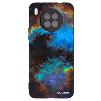 Picasee silikonowe czarne etui na Huawei Nova 8i - Space