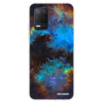 Picasee silikonowe przeźroczyste etui na Realme 8 5G - Space