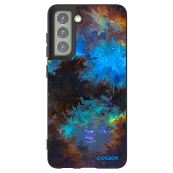 Picasee silikonowe czarne etui na Samsung Galaxy S21 FE 5G - Space