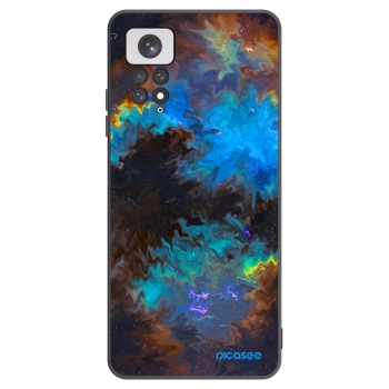 Picasee silikonowe czarne etui na Xiaomi Redmi Note 11 - Space