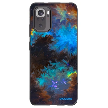 Picasee silikonowe czarne etui na Xiaomi Redmi Note 11S 4G - Space
