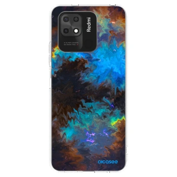 Picasee silikonowe przeźroczyste etui na Xiaomi Redmi 10C - Space