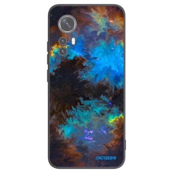 Picasee silikonowe czarne etui na Xiaomi 12X - Space