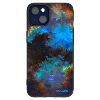Picasee silikonowe czarne etui na Apple iPhone 14 - Space