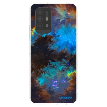 Picasee silikonowe przeźroczyste etui na OPPO A94 5G - Space