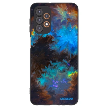 Picasee silikonowe czarne etui na Samsung Galaxy A23 A236B 5G - Space