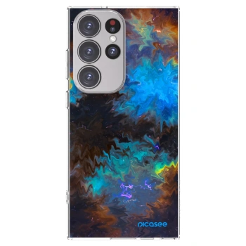 Picasee silikonowe przeźroczyste etui na Samsung Galaxy S23 Ultra 5G - Space