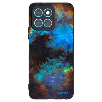 Picasee silikonowe czarne etui na Honor X6 - Space