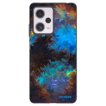 Picasee silikonowe czarne etui na Xiaomi Redmi Note 12 Pro+ 5G - Space