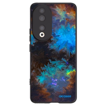 Picasee silikonowe czarne etui na Honor 90 5G - Space