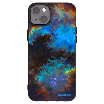 Picasee silikonowe czarne etui na Apple iPhone 15 Plus - Space