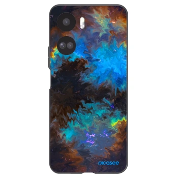 Picasee silikonowe czarne etui na Honor 90 Lite 5G - Space