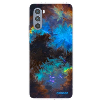 Picasee silikonowe przeźroczyste etui na Motorola Moto G62 - Space