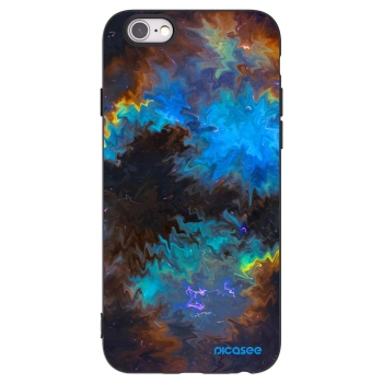 Picasee silikonowe czarne etui na Apple iPhone 6/6S - Space