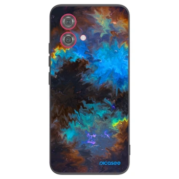 Picasee silikonowe czarne etui na Motorola Moto G84 5G - Space