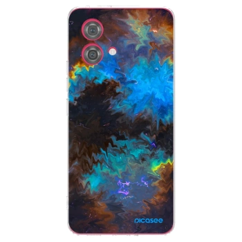 Picasee silikonowe przeźroczyste etui na Motorola Moto G84 5G - Space