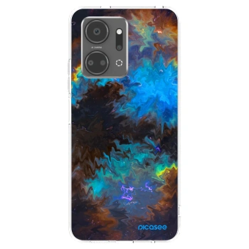 Picasee silikonowe przeźroczyste etui na Honor X7a - Space