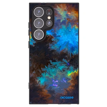 Picasee silikonowe czarne etui na Samsung Galaxy S24 Ultra S928B 5G - Space