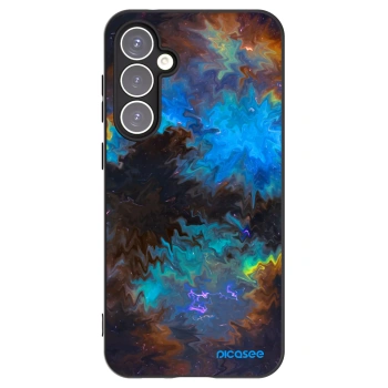 Picasee silikonowe czarne etui na Samsung Galaxy S23 FE S711B - Space