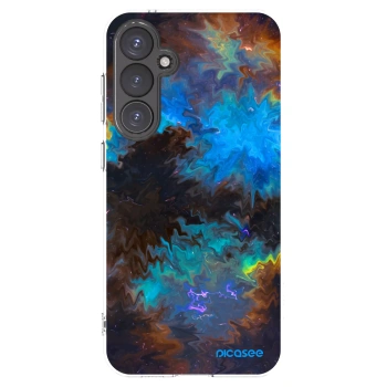 Picasee silikonowe przeźroczyste etui na Samsung Galaxy S23 FE S711B - Space