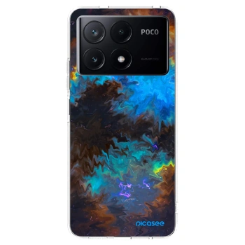 Picasee silikonowe przeźroczyste etui na Xiaomi Poco X6 Pro - Space