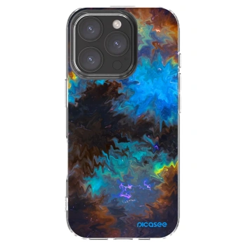 Picasee silikonowe przeźroczyste etui na Apple iPhone 16 Pro - Space