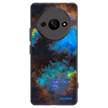 Picasee silikonowe czarne etui na Xiaomi Redmi A3 - Space