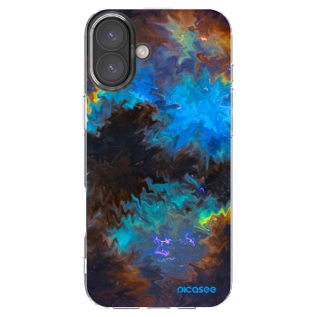 Picasee silikonowe przeźroczyste etui na Apple iPhone 16 Plus - Space