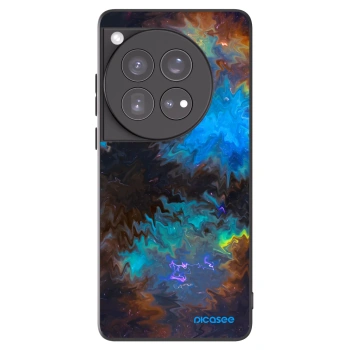 Picasee silikonowe czarne etui na OnePlus 12 5G - Space