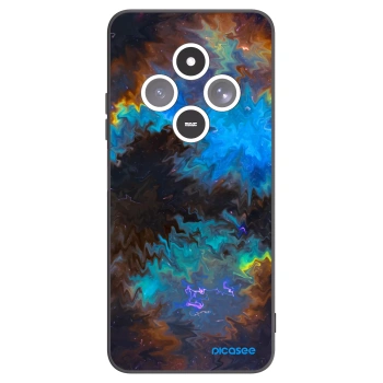 Picasee silikonowe czarne etui na Xiaomi Redmi 14C - Space