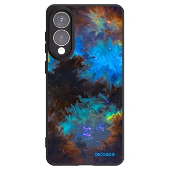 Picasee silikonowe czarne etui na Samsung Galaxy S25 Edge 5G - Space